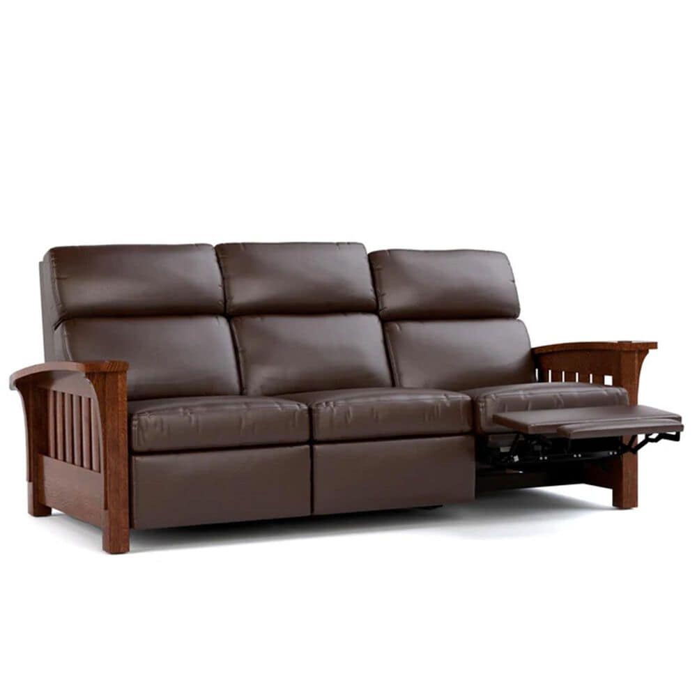 Stickley Furniture Mission Orchard Street Power Reclining Sofa in Colman Boot, , large