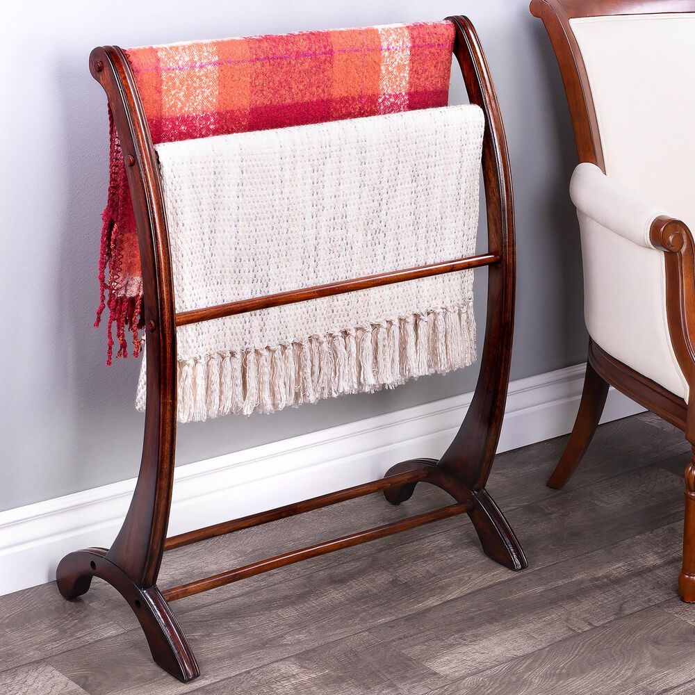 Butler Nathaniel Blanket Stand in Cherry, , large