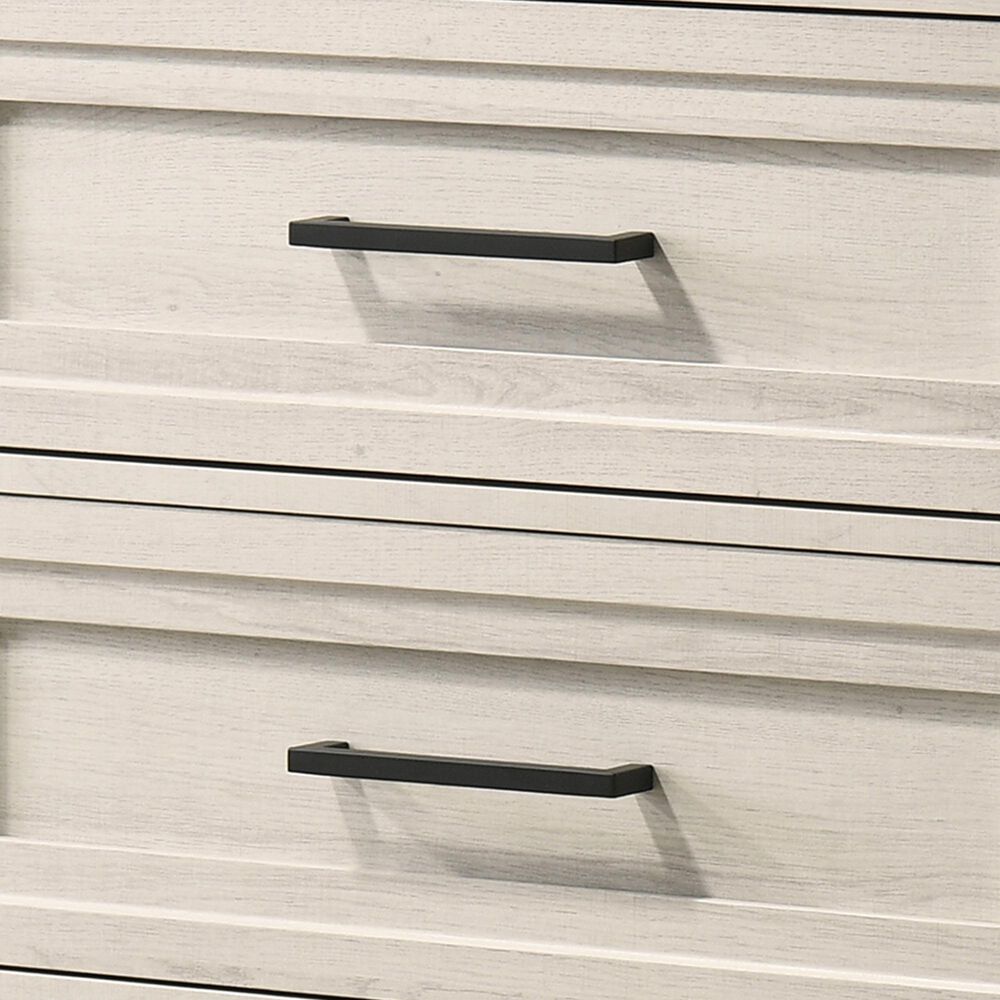 Crown Mark Lorraine 4 Drawer Chest in Antique White, , large