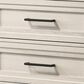 Crown Mark Lorraine 4 Drawer Chest in Antique White, , large