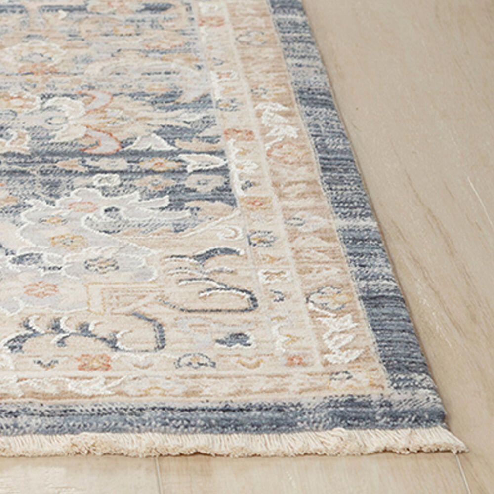 RIZZY Iconic 3&#39;11&quot; x 5&#39;6&quot; Blue Area Rug, , large