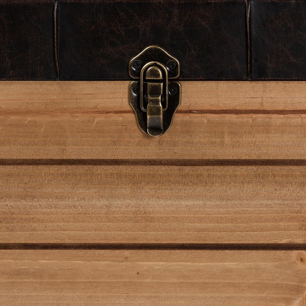 Baxton Studio Edmund Storage Ottoman in Dark Brown, , large