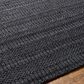 Surya Hickory Charcoal, Black and Gray 10" x 14" Indoor/Outdoor Area Rug, , large