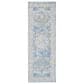 Safavieh Micro-Loop Oriental 2"3" x 7" Blue and Green Runner, , large