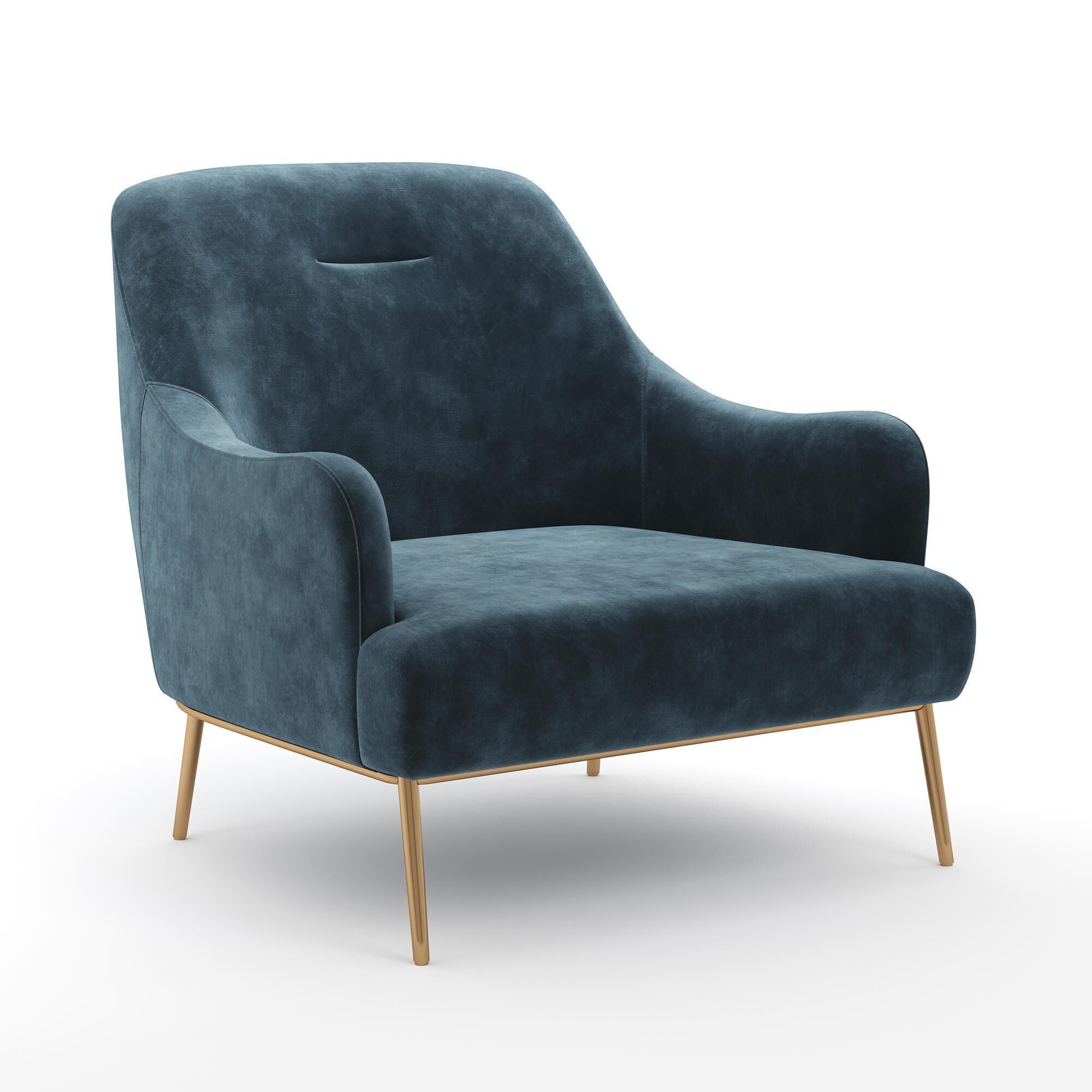 37B Cameron Lounge Chair in Nono Petrol NFM