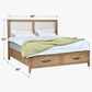 Cedar and Sage Belgium King Storage Bed in Sandrift, , large