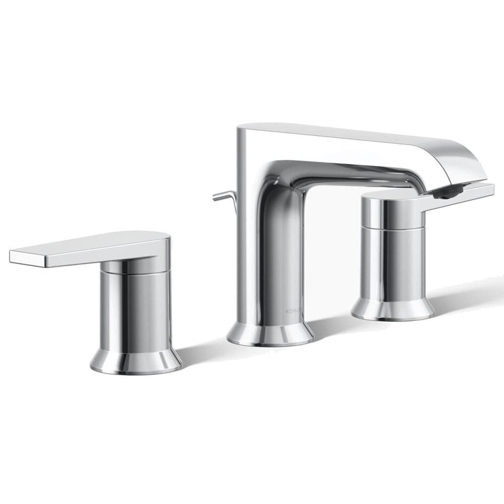 Kohler Hint Widespread Bathroom Sink Faucet in Polished Chrome, , large