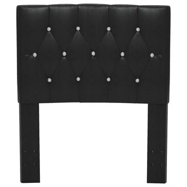 Furniture of America Keyser Twin Headboard in Black, , large