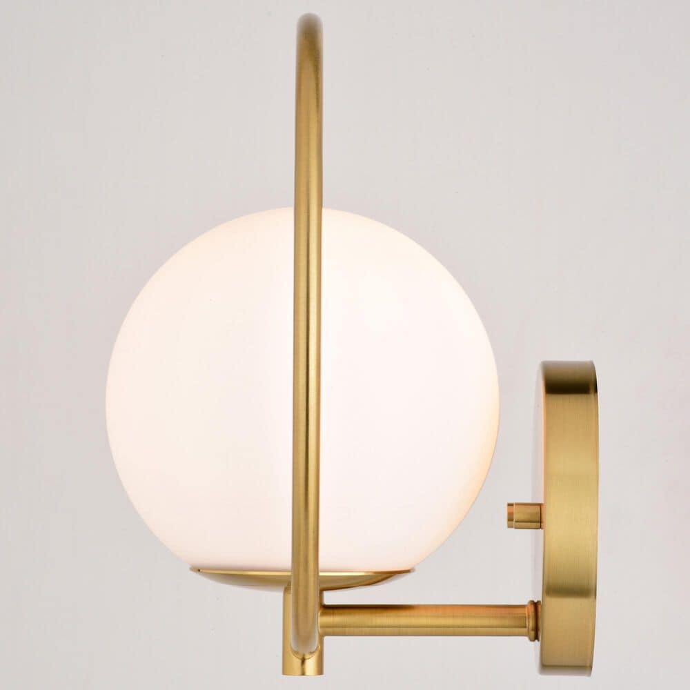 Vaxcel Bucktown 1-Light Wall Sconce in Natural Brass, , large