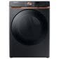Samsung 5.0 Cu. Ft. Front Load Washer and 7.5 Cu. Ft. Gas Dryer Laundry Pair in Brushed Black, , large