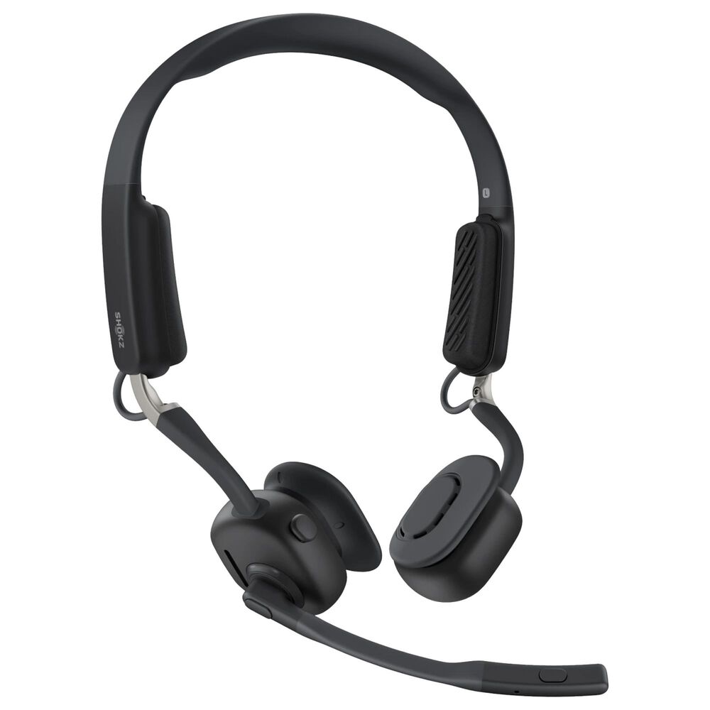 Shokz OpenMeet Bone Conduction Stereo Bluetooth Headset in Black, , large