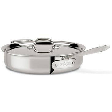 All-Clad Stainless Covered 3-Quart Saute Pan, , large