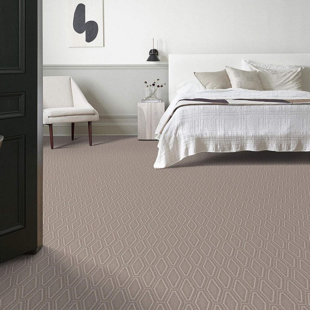 Anderson Tuftex Cozy Cable Carpet in Muslin, , large
