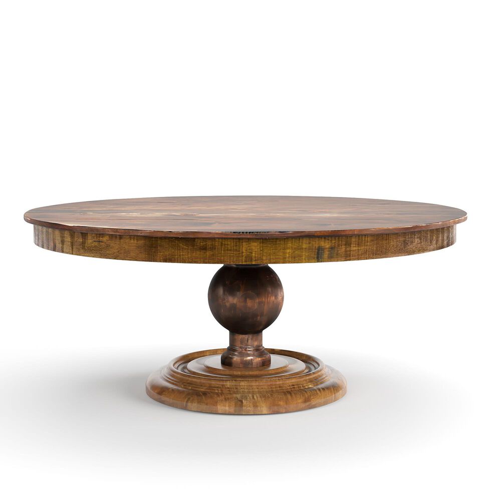 Canadel Champlain 7-Piece Round Dining Set in Spice Washed, , large
