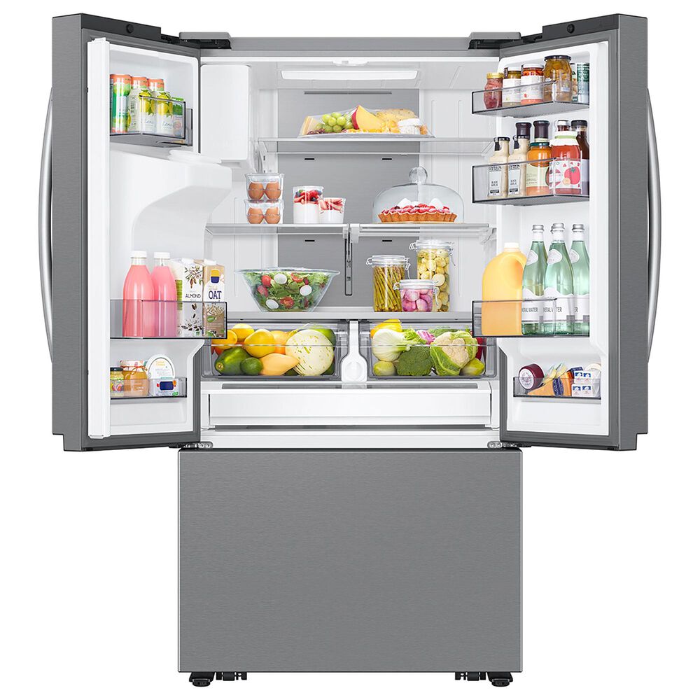 Samsung 30 Cu. Ft. 3-Door French Door Refrigerator with Family Hub in Stainless Steel, , large