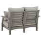 Ashley Visola Stationary Loveseat with Cushion in Gray, , large