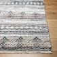 Surya Pompei Brown, Off-White, Light Gray, Black, Dark Blue and Charcoal 10" x 14" Area Rug, , large