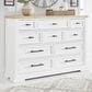 Ashley Ashbryn Dresser in White and Natural, , large
