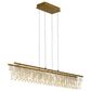 Golden Lighting Lucerna 48" 1-Light LED Linear Pendant in Gold, , large