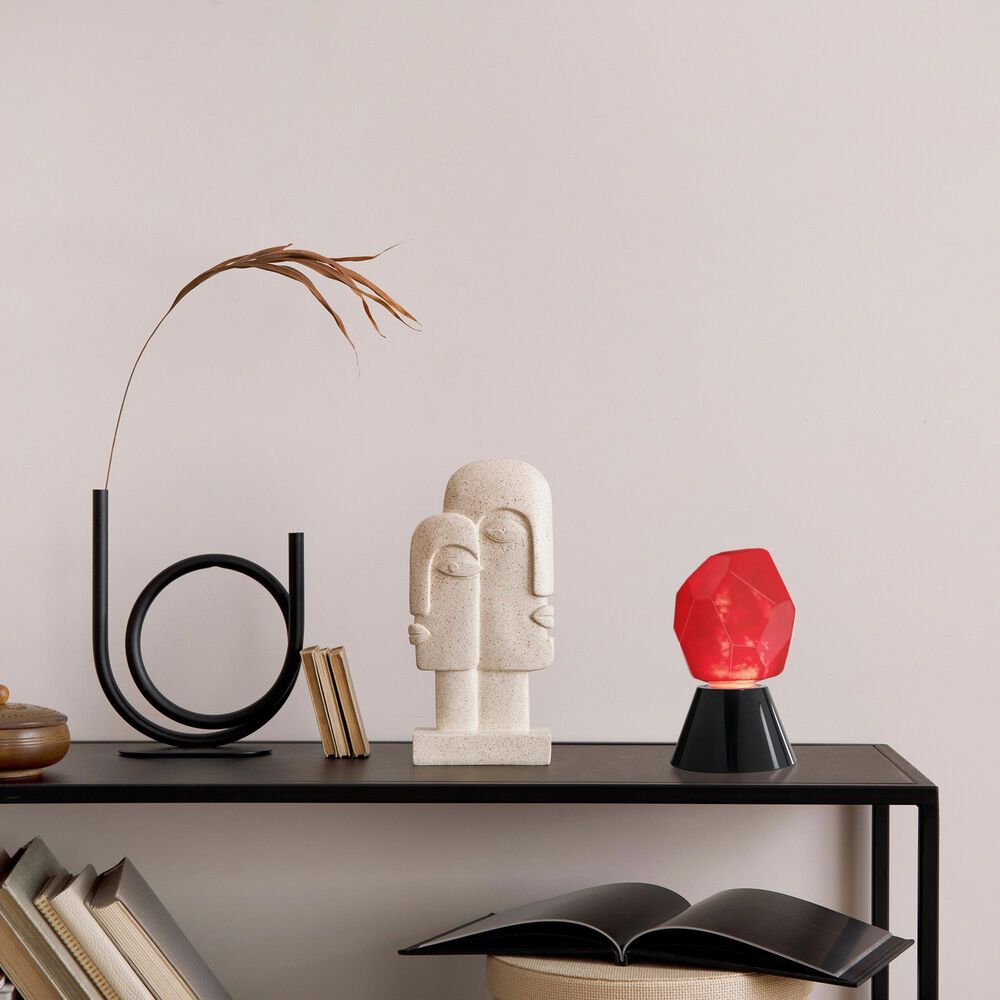 Enhance Tabletop Crystal Lamp with Swirling RGB Lighting in Multicolor, , large