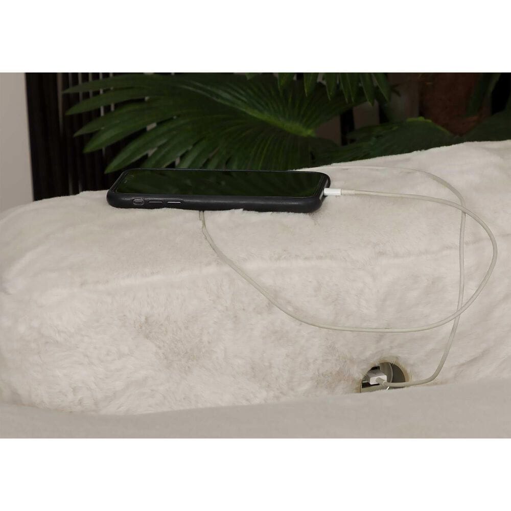 Moore Furniture Grand Home Theatre Chaise Lounge in Badgley Pearl, , large