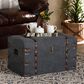 Baxton Studio Palma Storage Trunk Ottoman in Grey, , large