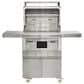 Coyote Outdoor 28" Gen3 Freestanding Pellet Grill with Cart in Stainless Steel, , large