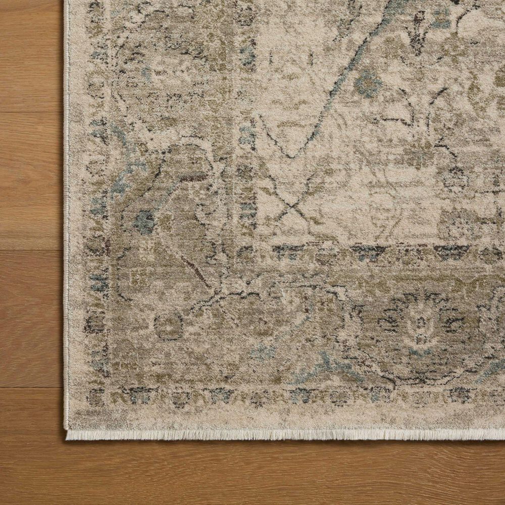 Loloi Briar Ivory and Sage 3'7" x 5'7" Area Rug, , large