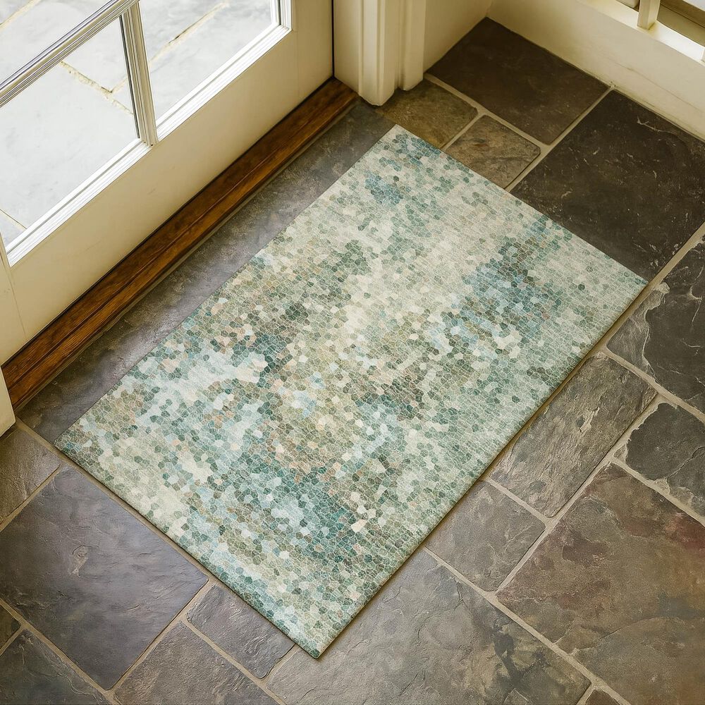 Dalyn Rug Company Lumara Seafoam 2'6" x 3'10" Area Rug, , large