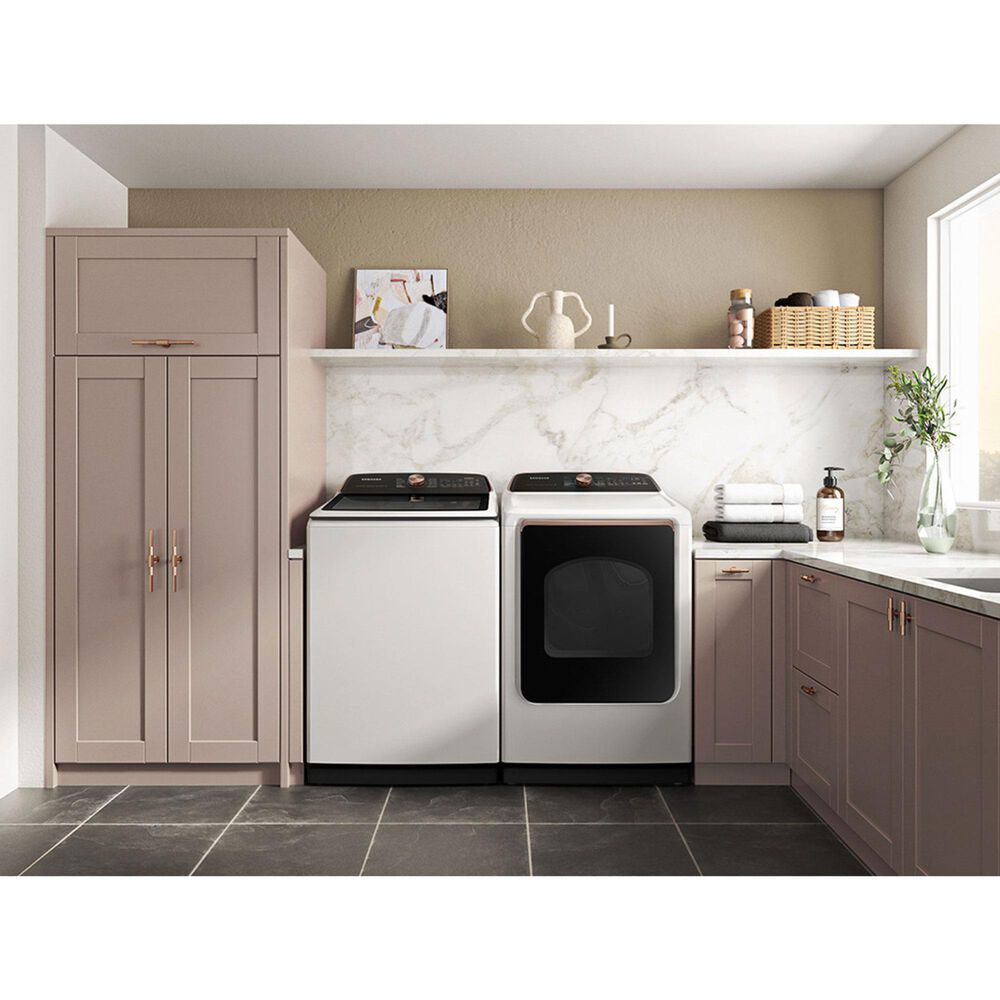Samsung 5.5 Cu. Ft. Extra-Large Capacity Smart Top Load Washer with Auto Dispense System in Ivory, , large