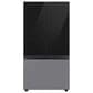 Samsung Bespoke Bespoke 3-Door French Door Refrigerator Top Panel in Charcoal Glass, , large