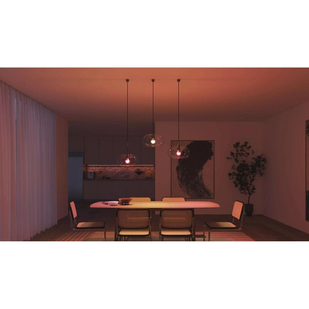 Phillips Hue Essentials 4-Piece A19 Smart LED Color Bulbs Starter Kit in White, , large