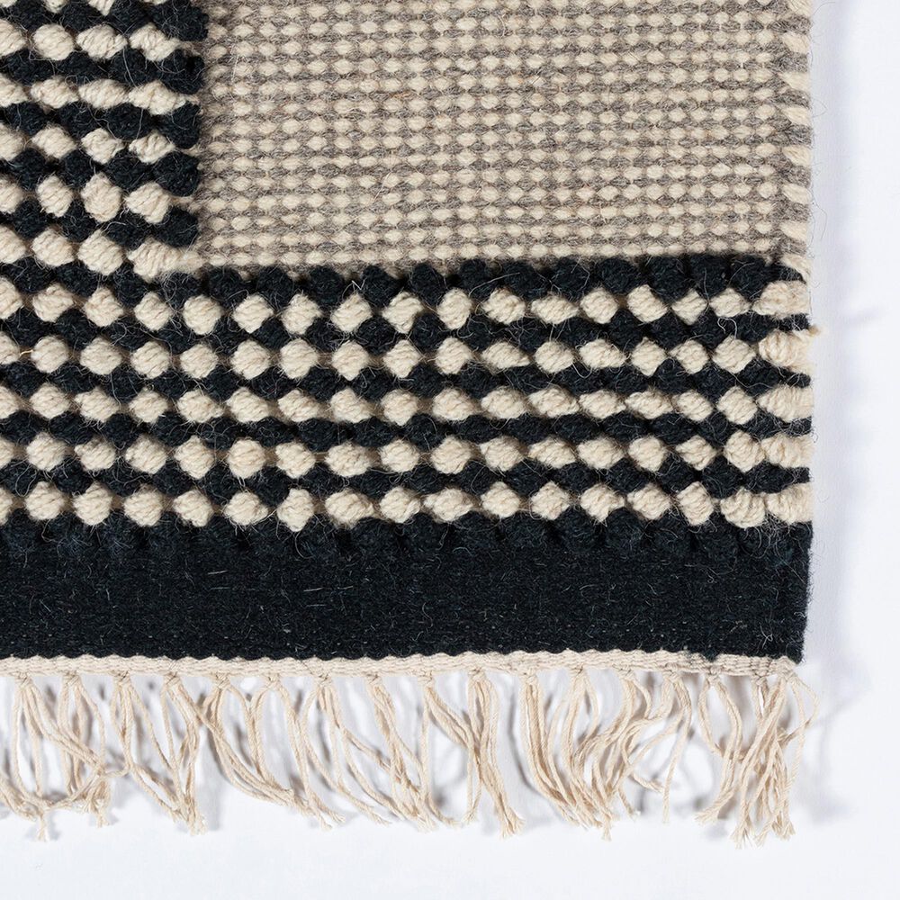 Novogratz Karl KRL-1 9&#39; x 12&#39; Black Area Rug, , large
