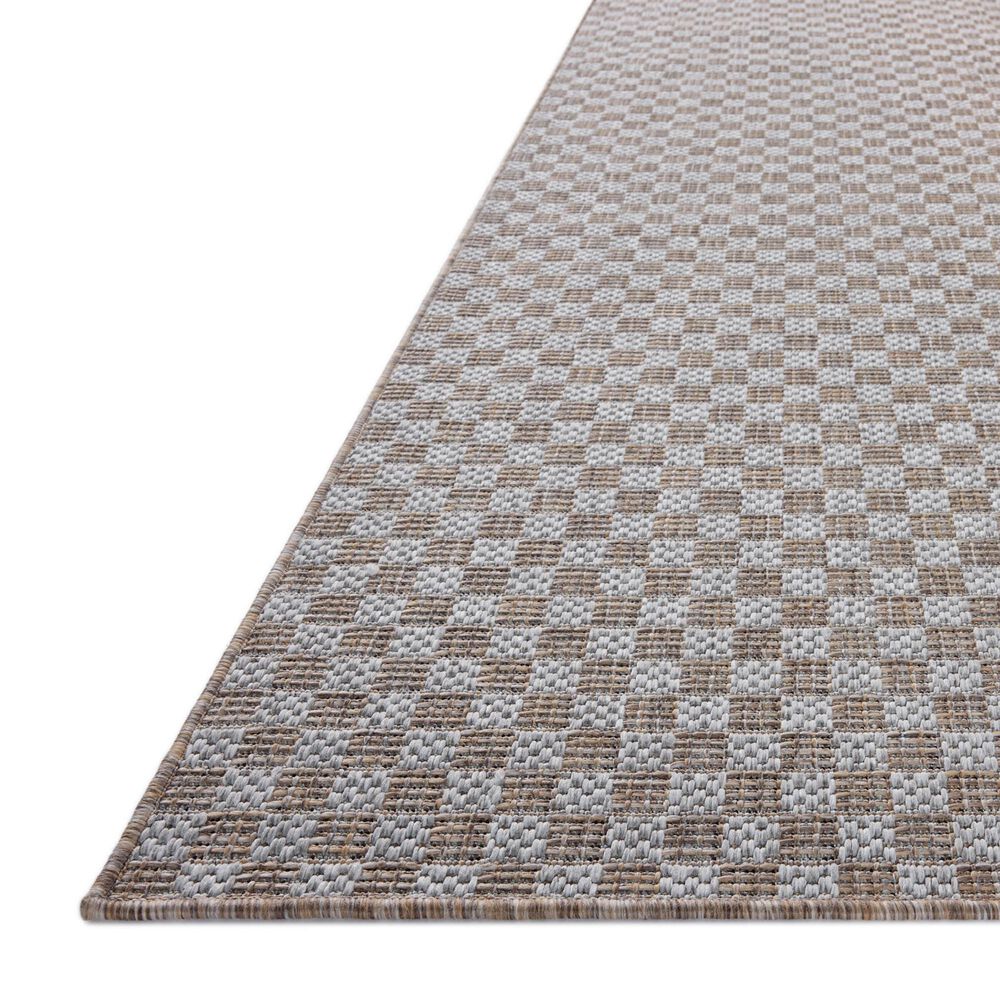 Amber Lewis x Loloi Topanga 3&#39;11&quot; x 5&#39;11&quot; Natural and Silver Indoor/Outdoor Area Rug, , large