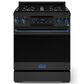 Thor Kitchen Gordon Ramsay 4.55 Cu. Ft. 30" Professional Liquid Propane Range with Navy Blue Handle Kit in Black, , large