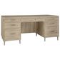 Riva Ridge Maddox 66" Executive Desk in Biscotti, , large