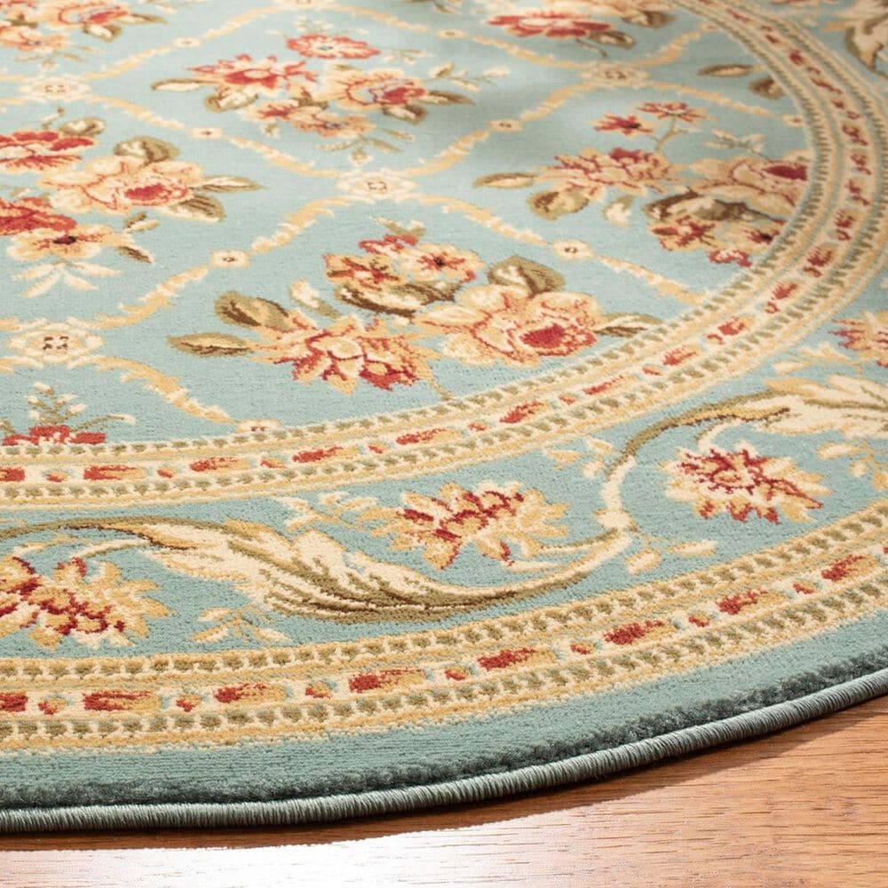 Safavieh Lyndhurst LNH556 5&#39;3&quot; Round Blue Area Rug, , large