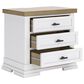 Ashley 5-Piece Queen Bedroom Set in White and Natural, , large
