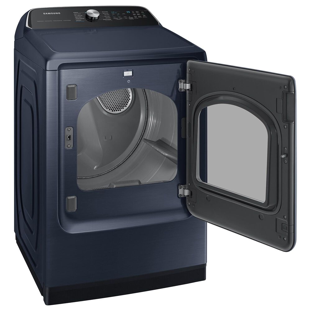 Samsung 7.4 cu. ft. Smart Gas Dryer with Pet Care Dry and Steam Sanitize+ in Brushed Navy, , large