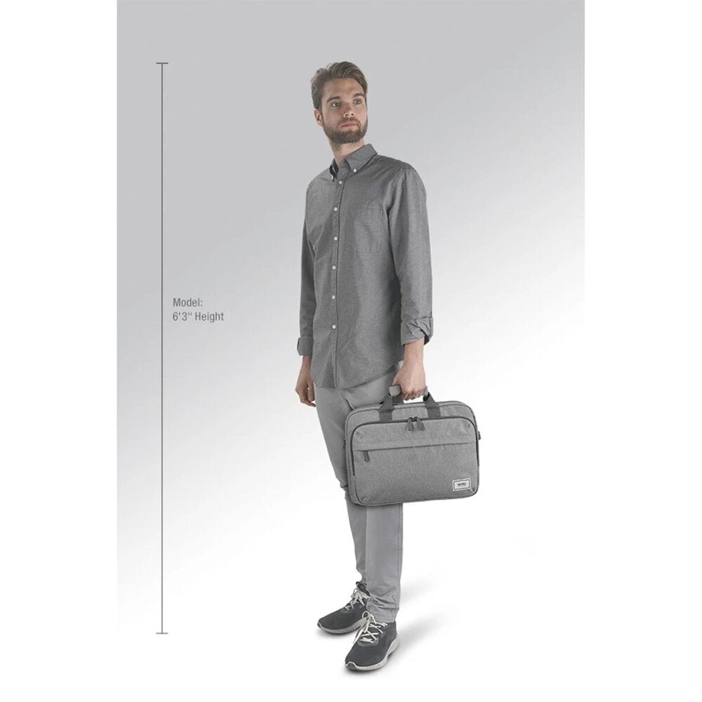 Solo New Briefcase for 11&quot; - 15.6&quot; Laptop in Gray, , large