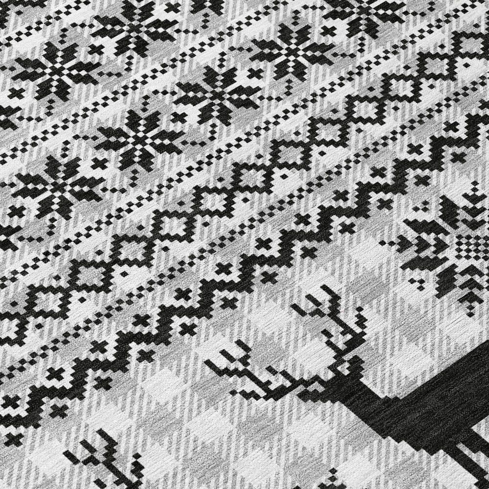 Dalyn Rug Company Wonderland WN28 1&#39;8&quot; x 2&#39;6&quot; Silver Indoor/Outdoor Area Rug, , large