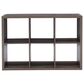 Linon Home Decor Galli 6-Shelf Bookcase in Grey, , large