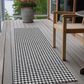 Dalyn Rug Company Hinton 2"3" x 10" Black Indoor/Outdoor Runner, , large