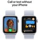 Apple Watch SE GPS 44mm Silver Aluminum Case with Blue Cloud Sport Loop, , large