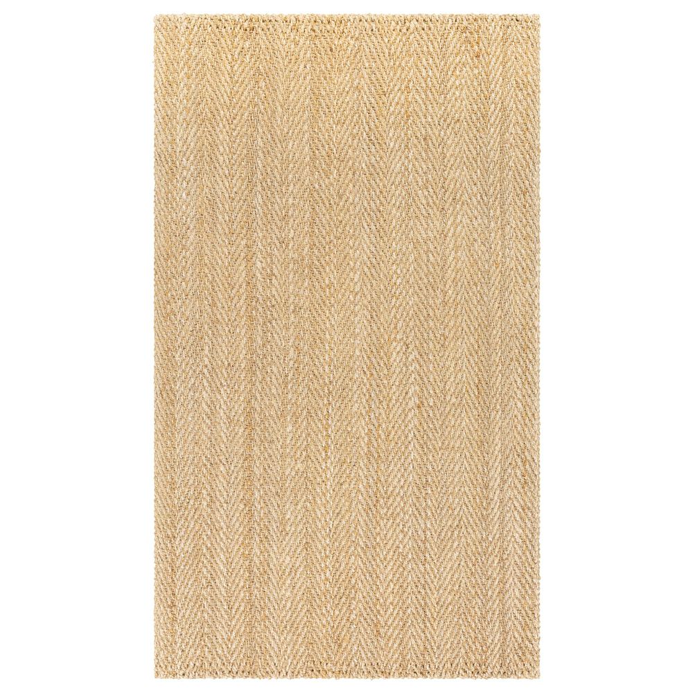 Surya Jute Woven 3"6" x 5"6" Wheat Area Rug, , large