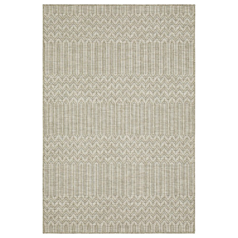 Oriental Weavers Tortuga TR09A 1"10" x 7"6" Beige and Black Runner, , large
