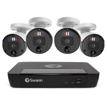 Swann 4 Camera 8 Channel 4K Ultra HD Pro Enforcer NVR Security System in White, , large