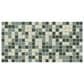 Dal-Tile Keystones Rye Blend 1" x 1" on 12" x 24" Porcelain Mosaic Sheet, , large