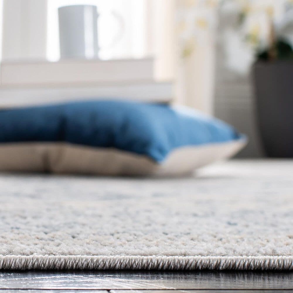 Safavieh Oregon 6&#39;7&quot; x 9&#39; Light Blue and Ivory Area Rug, , large