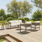 Zuo Modern Foret Patio Coffee Table in Brown, , large